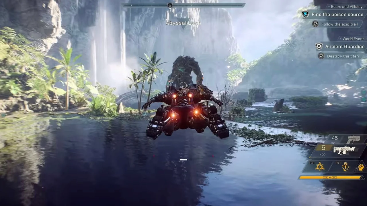 ANTHEM могла подарить неплохое ощущение драйва от управления мехами.