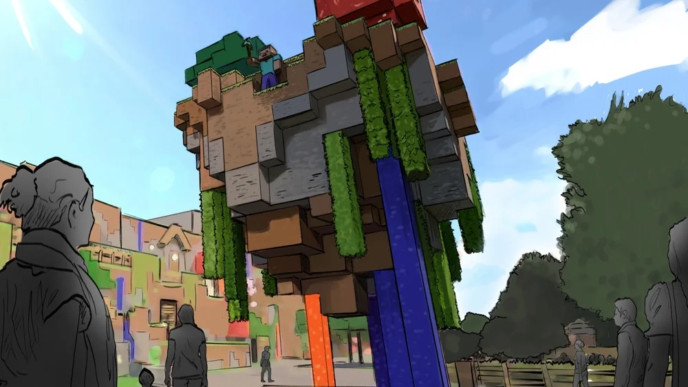 Гигантский парк Minecraft World откроется в 2027 году в Лондоне
