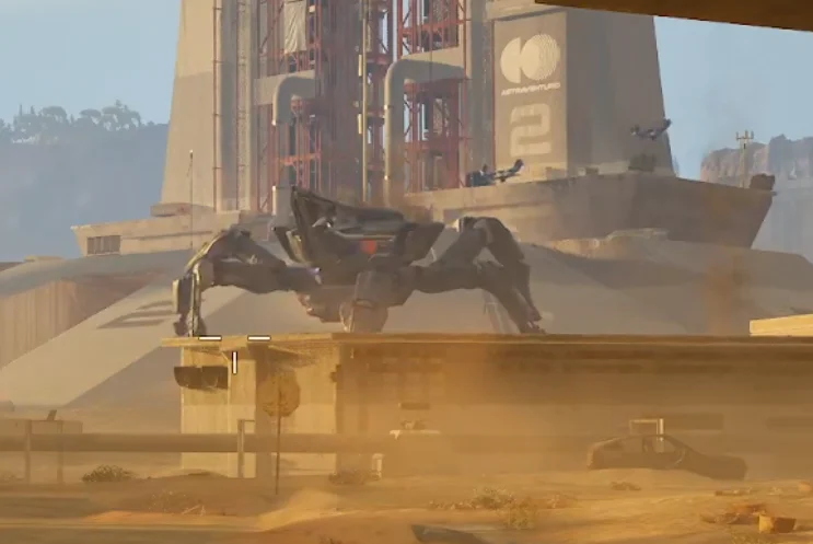 Матриарх на карте Космопорт, ARC Raiders.