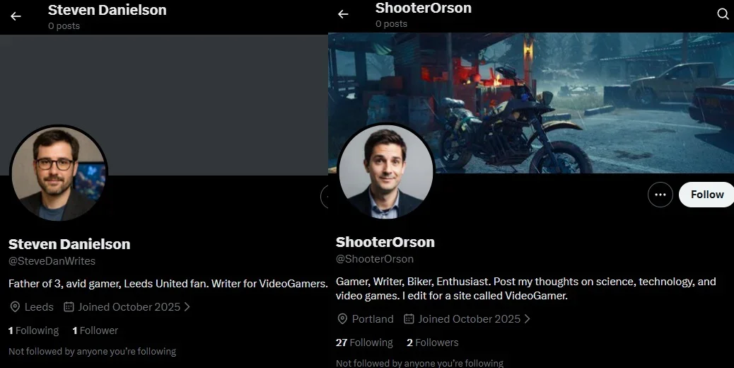 Профиль автора на Videogamer