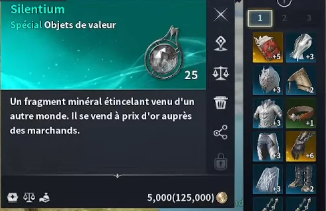 Силентиум для заработка золота в Aion 2