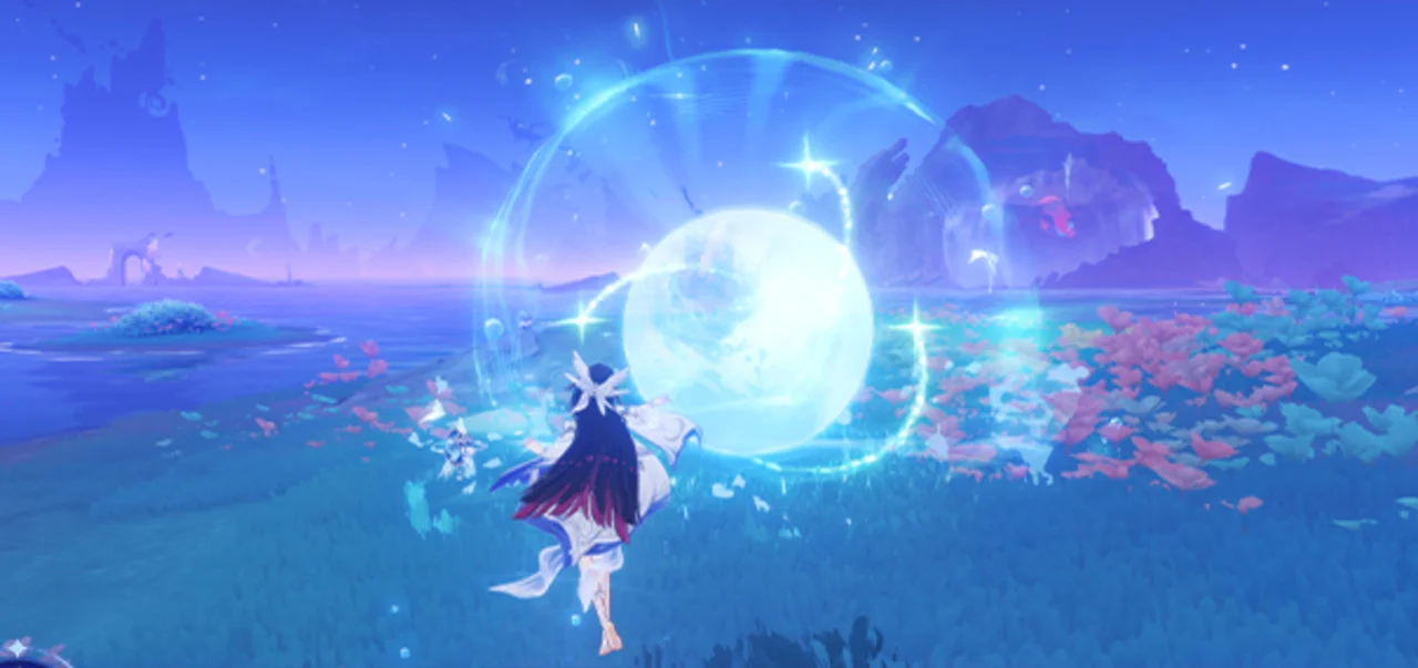 Самый «лунный» персонаж геншина.