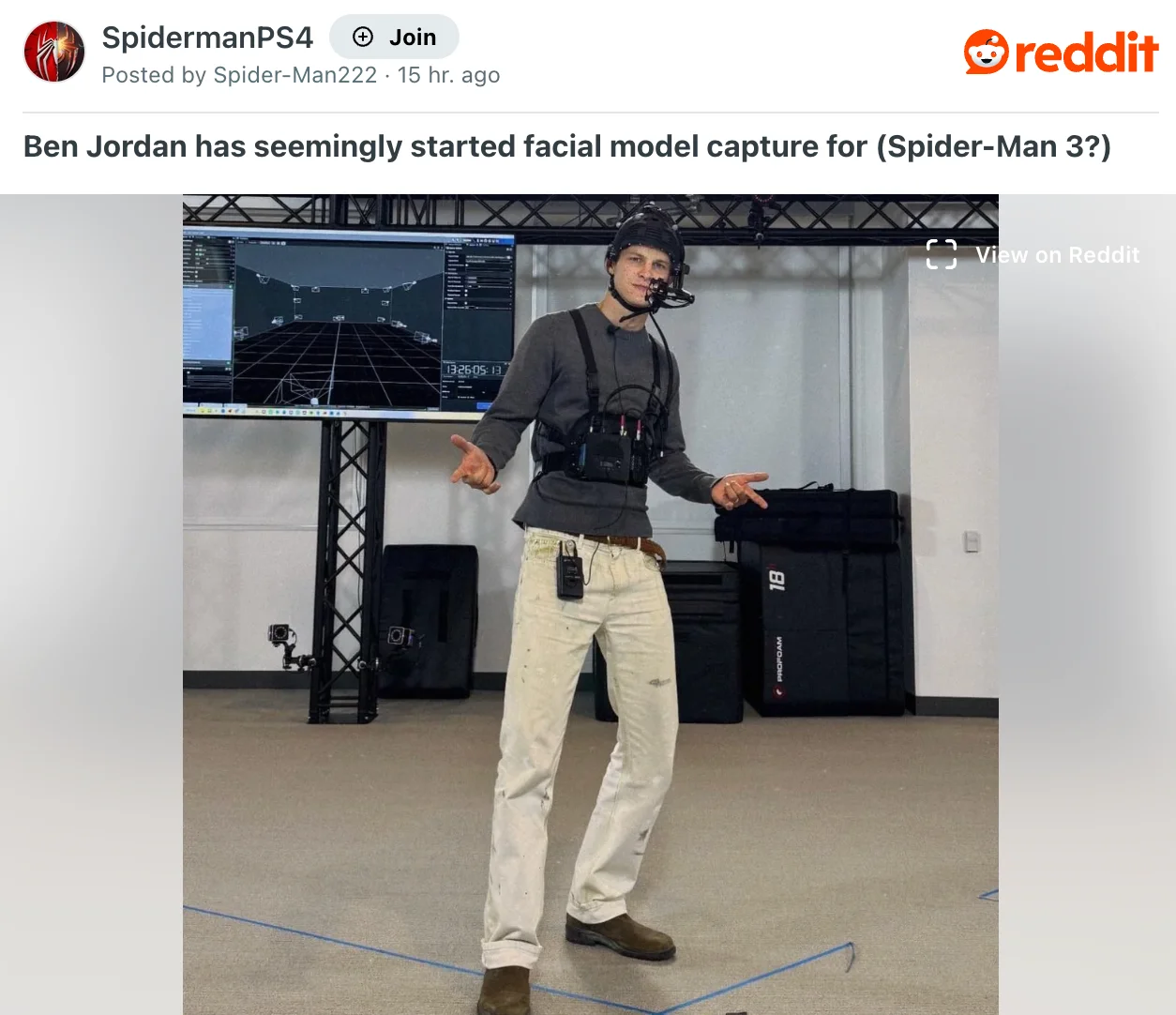 Сообщение на Reddit