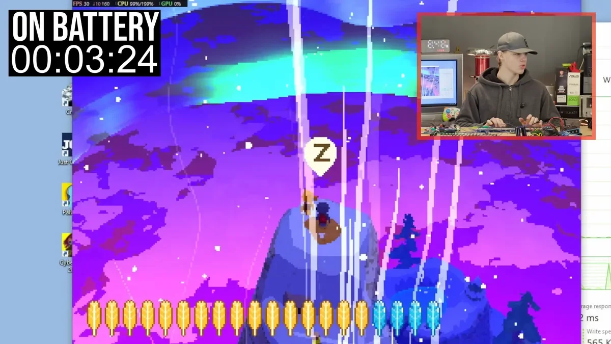 Питание ПК от батареек