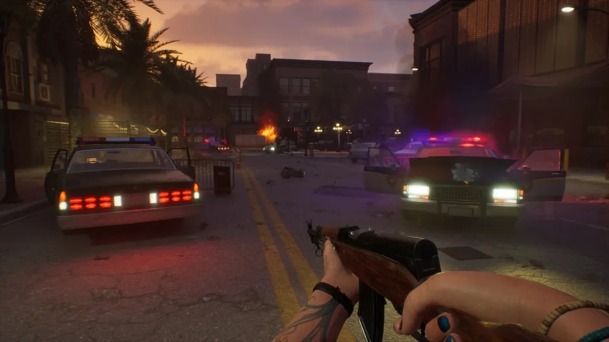 Running With Scissors анонсировали Flesh & Wire — мрачный шутер в духе Postal