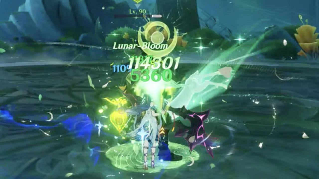 Лунное цветение в действии.