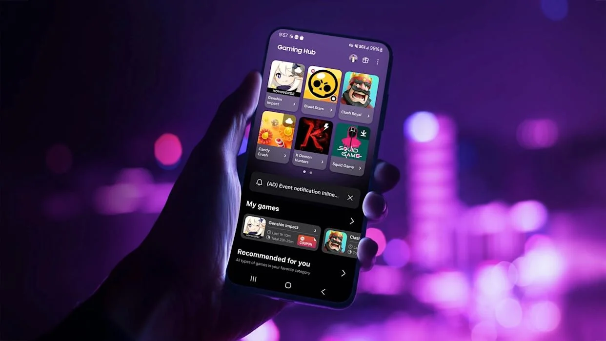 Samsung перестраивает мобильный игровой центр: добавят стриминговый сервис