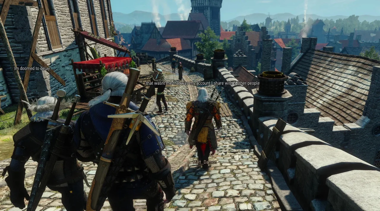 «За мной, Ведьмаки!», — Весемир.