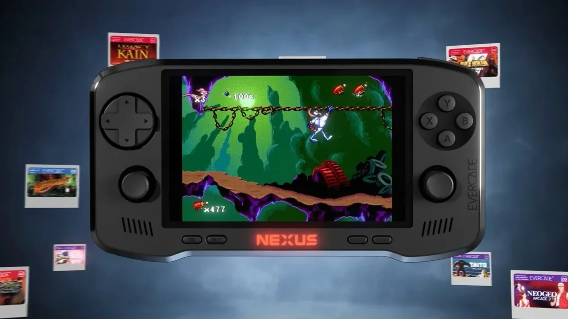 Еvercade представила портативную ретро-консоль Evercade Nexus