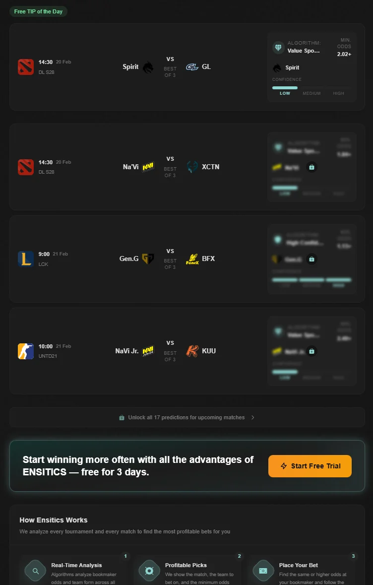Призывают оформить триал